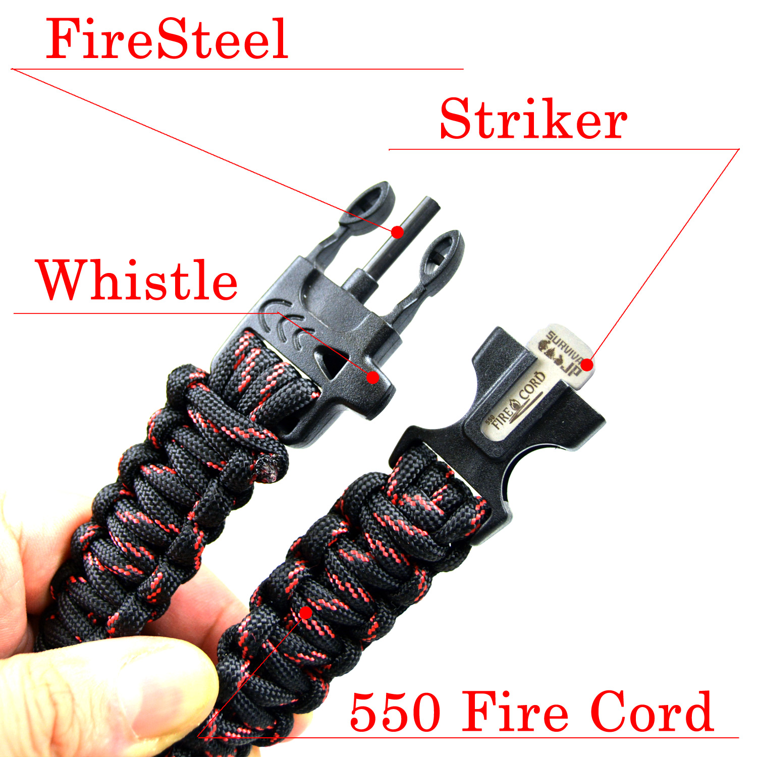 550 Fire Cord buckle